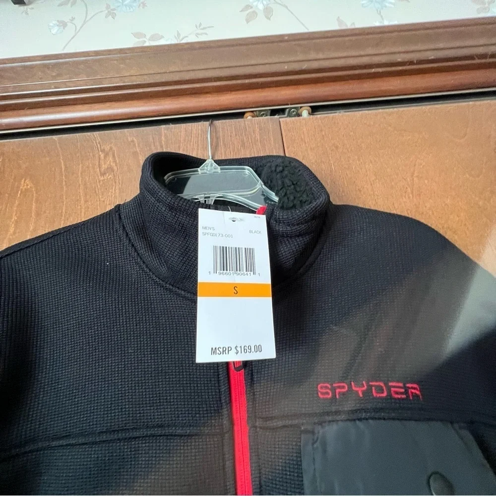 Spyder Set Zip Front Lined Fleece and Lightweight Pullover Hoody. NWT Sz Small